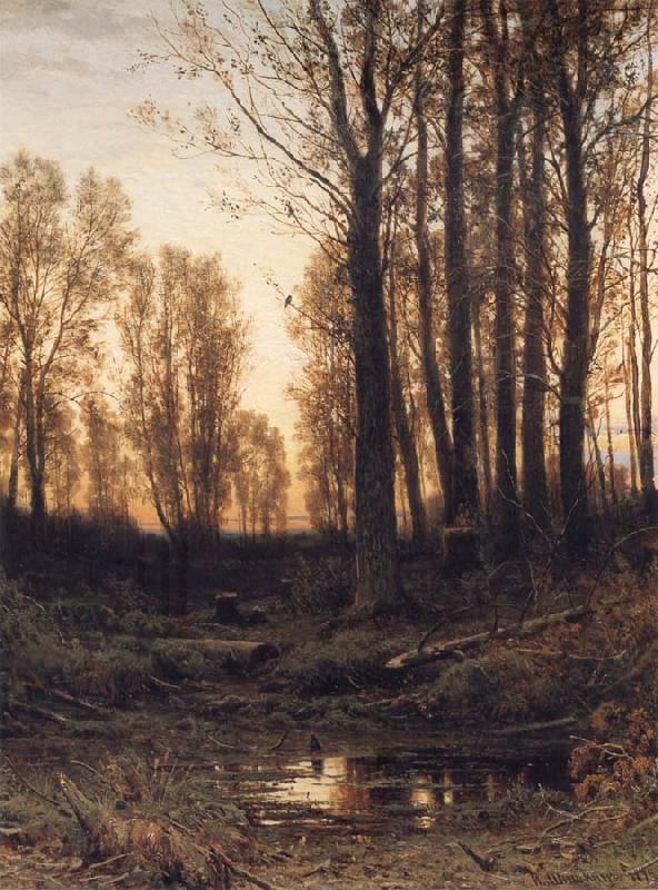 Ivan Shishkin Eventide-Sunset